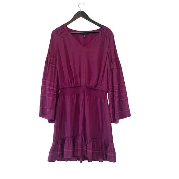 Elegant Purple Women's Dress - Picture 1 of 12